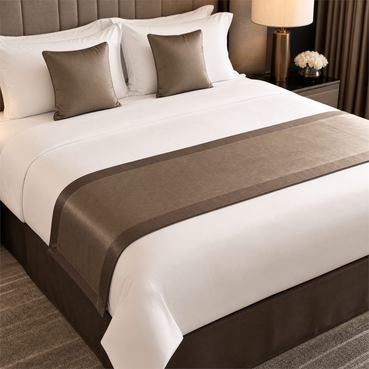 Luxury King Size 5 Star Hotel Bed Runner
